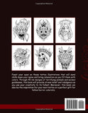 Horror Tattoo Coloring Book for Adults: Scary Illustrations of Creepy, Haunting, Enchanting, Gorgeous Tattoos to Provide Stress Relief and Relaxation to Adult Colorists, Seniors