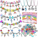 Bracelet Making Kit for Teen Girl, Beads for Jewelry Making Supplies, Charm Bracelets DIY Crafts Gifts Toys for Teenage Girls Age 8-12