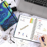 Ruled Journal/Notebook - Lined Journal with Premium Thick Paper, College Notebook/Journal, 8.5" X 6" with Exquisite Inner Pocket, Strong Twin-Wire Binding, Waterproof Hardcover for Home, School