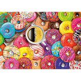 TWBB 5D DIY Diamond Painting Full Drill Diamond Painting Kits for Adults or Kids,Doughnut Pattern Diamond Embroidery 12"x16"