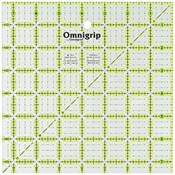 Dritz RN75 Omnigrip Non-Slip Quilter's Ruler, 7.5 by 7.5-Inch