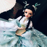 Y&D 1/3 BJD Doll 23.6 Inch Ball Jointed SD Doll DIY Toys with All Clothes Shoes Wig Makeup Paper Umbrella,Best Gift for Girls and Any Festival