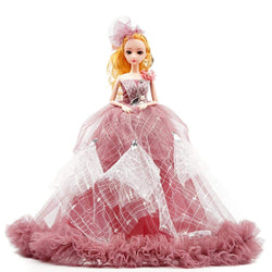 40cm Wedding Doll Rapunzel Princess Girl Toy Boutique Dance Gift Set Exquisite Long Dress Decoration Joints Movable 03 Clothes