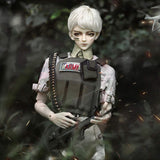 BJD Handmade Doll Special Forces Camouflage Suit for 1/3 BJD Girl Dolls Clothes Accessories