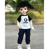 BJD Doll Male Handsome Boy 1/6 Doll with BJD Clothes Wigs Shoes Makeup Ball Jointed DIY Handmade Toys,Blueeyeball