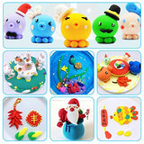 36 Colors Air Dry Clay Modeling Clay, Moulding Craft Clay, Super Light Clay Set for Kids and