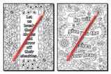 Psalms Coloring Book: An Adult Coloring Book with Inspirational Bible Quotes, Christian Religious Lessons, and Relaxing Flower Patterns