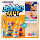 Made By Me Create Your Own Sand Art by Horizon Group USA, Includes 4 Sand Bottles & 2 Pendent Bottles with 8 Bright Sand Colors, Multicolored