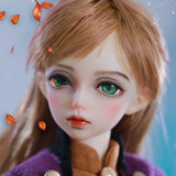 Y&D Fashion BJD Doll Full Set 41cm 16.1 inch 1/4 Scale SD Doll with All Clothes Wigs Socks Shoes Makeup,Christmas Surprise Gift