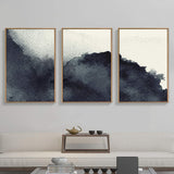 NWT Framed Canvas Wall Art for Living Room, Bedroom Abstract Zen Canvas Prints for Home Decoration Ready to Hanging - 24"x36"x3 Panels