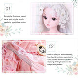 AKL 1/3 BJD SD Doll 23.6 Inch 19 Jointed Doll with Full Set Clothes Shoes Wig Makeup DIY Toys, Cosplay Fashion Dolls Girls Gift
