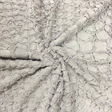Faux Fur Fabric Short Pile 60" wide Sold By The Yard Shag Reptile Grey