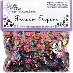 Buttons Galore PS732 Lane Premium Sequins, Orange