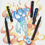 Chameleon, Fineliner Pens, Coloring/Drawing Markers - Brilliant Colors, Set of 48