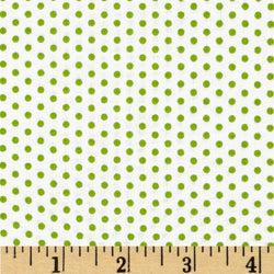 Robert Kaufman Spot On Pindot Green Fabric By The Yard