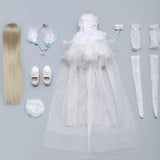 Y&D 1/4 BJD SD Dolls Full Set 40cm 15.7" Jointed Dolls DIY Toy Action Figure + Makeup + Wig + Shoes Girl Lovers, A