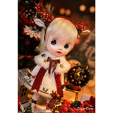 Topmao BJD Doll Full Set 1/6 Dolls 10 inch Ball Jointed Doll Cartoon Elk Christmas Girl with Unpainted Body Eyes Face Make Up Head Wig Clothes Hat, Best Birthday Gift with Girls Kids Children