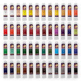 Oil Paint Set - 12ml x 48 Tubes - Artists Quality Art Paints - Oil-Based Color - Professional