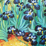 Muzagroo Art Van Gogh Irises Oil Painting Reproduction Hand Painted on Canvas Wall Decor for Living RoomStretched(20x24in)