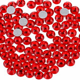 Beadsland 2880pcs Flat Back Crystal Rhinestones Round Gems for Nail Art and Craft Glue Fix,Light Siam,SS4,1.5-1.7mm