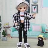 UCanaan BJD Doll, 1/6 SD Dolls 12 Inch 18 Ball Jointed Doll DIY Toys with Full Set Clothes Shoes Wig Makeup, Best Gift for Girls-ZiMu