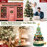 AOKESI Christmas Tree Building Kits for Kids - DIY Building Block Music Box, Educational Learning Science Building for 5 6 7 8+ Year Old Kids Boys Girls