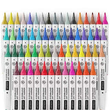 ARTEZA Everblend Art Markers, Set of 60 Colors, Alcohol Based Sketch Markers with Dual Tips (Fine and Broad Chisel) for Painting, Coloring, Sketching and Drawing Include Organizer Case with 72 Slots
