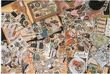 Draupnir 200 Pieces Vintage Scrapbooking Supplies Junk Journal Supplies Scrapbook Kit Vintage Scrapbooking Stickers Ephemera Decoupage Paper for Bullet Journals Diary DIY Art Album Crafts Gift（Travel）