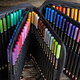 Castle Art Supplies 120 Colored Pencils Zip-Up Set perfect for all artists. Smooth, quality color cores and coloring pencils for blending & layering in convenient, strong travel case