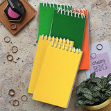 Kicko Mini Spiral Prism Notepads - 12 Pieces of Ruled Composition Spiral Notebooks for Students and Professionals - Journals, Diary, Homework, Scratches,, Themed Party Favors