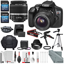 Canon EOS Rebel T6 DSLR Camera, EF-S 18-55mm f/3.5-5.6 IS II Lens, 32GB SDHC Bundle with