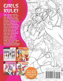 The Manga Artist's Coloring Book: Girls!: Fun Female Characters to Color