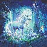 Diamond Painting Kits for Adults Kids, 5D DIY Unicorn Diamond Art Accessories with Round Full Drill Dotz for Home Wall Decor - 11.8×11.8Inches