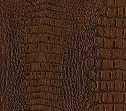 Vinyl Crocodile Crock Fake Leather Upholstery 54" Wide Sold By The Yard (TOPAZ)
