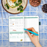 Legend Wellness Planner & Food Journal Pocket – Daily Diet & Health Journal with Weight Loss, Measurement & Exercise Trackers – Lifestyle & Nutrition Diary – Lasts 6 Months, 3.9x6.3″ – Dark Teal