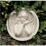 Design Toscano NG32473 Thoughts of an Angel Sculptural Wall Roundel,Antique Stone