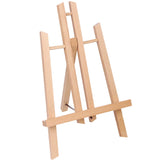 MEEDEN 12 Pcs 11.8" Tall Tabletop Easel - Small Solid Beech Wood Easel Painting Display Easel, Hold Canvas Art up to 12" High
