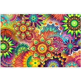 5D Diamond Painting Full Drill Kaleidoscope Mandala Paint by Number Kits Embroidery Paintings Pictures Arts Craft for Home Wall Decor 10.2 x 14.2 inch