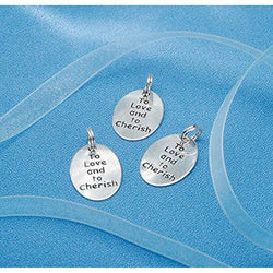 Bulk Buy: Darice DIY Crafts Charms To Love and to Cherish Silver Oval 20 pieces (3-Pack) VL8198913F