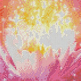 RunFar 5D Diamond Painting Kit for Adults Fantasy Lotus Sparkling Flower DIY Cross Stitch Rhinestone Craft for Home Decor(16x20inch)
