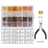 OPount 2758 Pieces Jewelry Making Kit and Earring Repair Kits with Earring Hooks, Earring Backs,