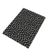 7pcs Black 19.7"x19.7" 100% Cotton Quilting Fabric for DIY Sewing Patchwork