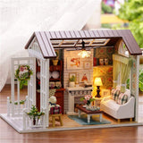 UTTHB Miniature Dollhouse Kit Cuteroom Forest Times Kits Wood Dollhouse Miniature DIY House Handicraft Toy Exquisite DIY House Kits (Color : Multi-Colored, Size : One Size)