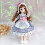 1/6 Doll 11 INCH Anime Doll Set with Clothes Suit Dress Up Toys for Children Girls Gift