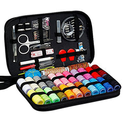 Sewing Kit, Diy Handmade Craft Sewing and Repair Kit Supplies with 99 Essential Tools in Zip Box
