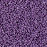 Miyuki Delica Seed Beads Bundle: Size 11/0, Duracoat Opaque Crocus (DB2136), Columbine (DB2138) &