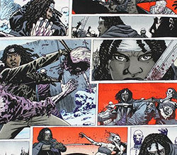 100% Cotton Fabric Quilt Prints - MICHONNE THE WALKING DEAD s/45 W/Sold by the yard SC-288