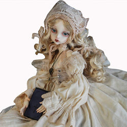 BJD Doll, 16.9 Inch 18 Ball Jointed Doll DIY Toys 1/4 SD Vintage Court Doll,with Makeup Wig Hair Clothes Outfit Shoes