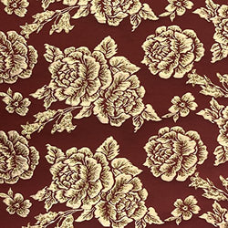 Metallic Floral 3D Jacquard Fabric 60'' Wide sold By The Yard for Curtains, Drapery, Upholstery