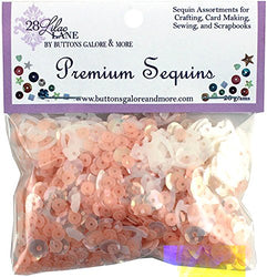 Buttons Galore PS709 20G Baby 28 Lilac Lane Premium Sequins, Multicolor